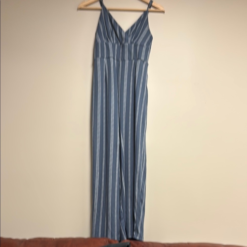 Ardene Blue Jumpsuit Sleeveless Wide Leg